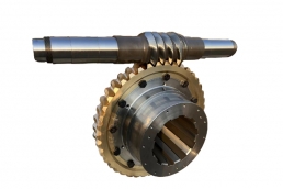 Heavy duty worm gear set