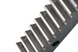 Lifts transmission systems helical gear rack